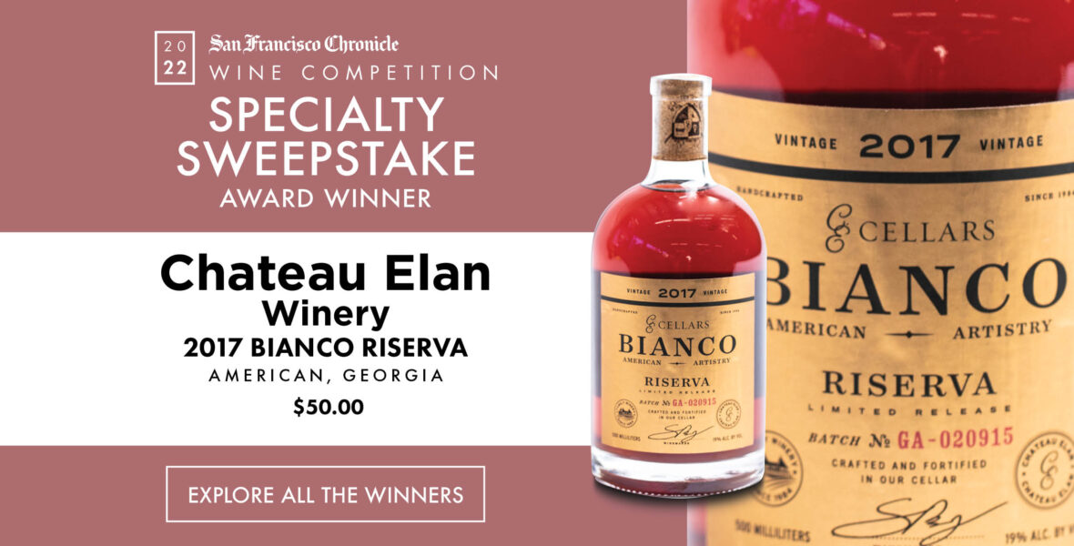 Chateau Elan Winery 2017 Bianco Riserva美国，格鲁吉亚$50.00