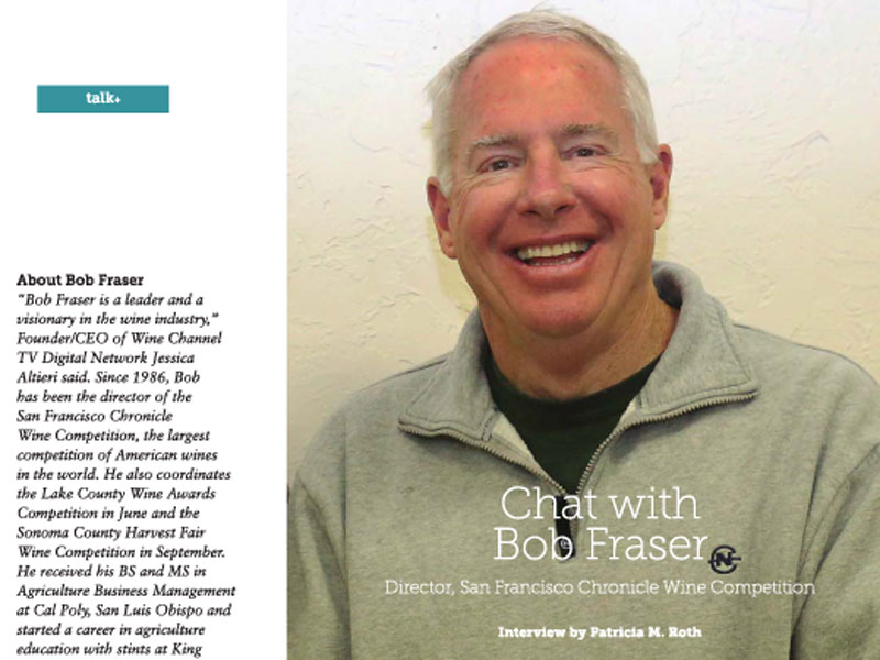 Sonoma Discoveries Magazine Interviews Bob Fraser about the SFCWC